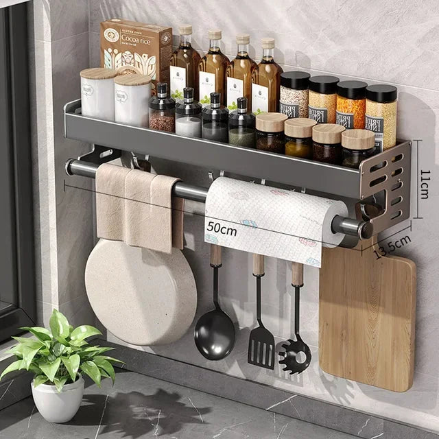 Wall-Mounted Kitchen Spice Storage Rack β Organize Smarter, Save Space