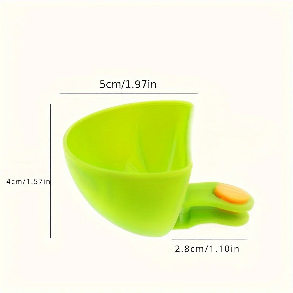 4pcs Plastic Dip Clip Bowl Set, Colorful, Durable PP, Ideal for Chips, Sauces & Veggies, Perfect for Outdoor Leisure