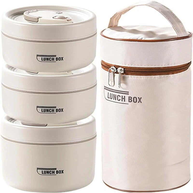 Portable Insulated Food Lunch Container Set โ Fresh, Hot & Ready Anywhere
