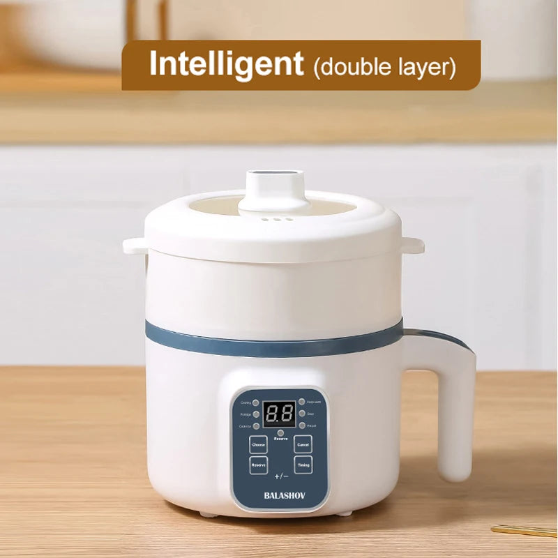BALASHOV 1.7L Electric Rice Cooker ( Single - Double Layer ) 230V Multi Cooker Non-Stick Smart Mechanical MultiCooker