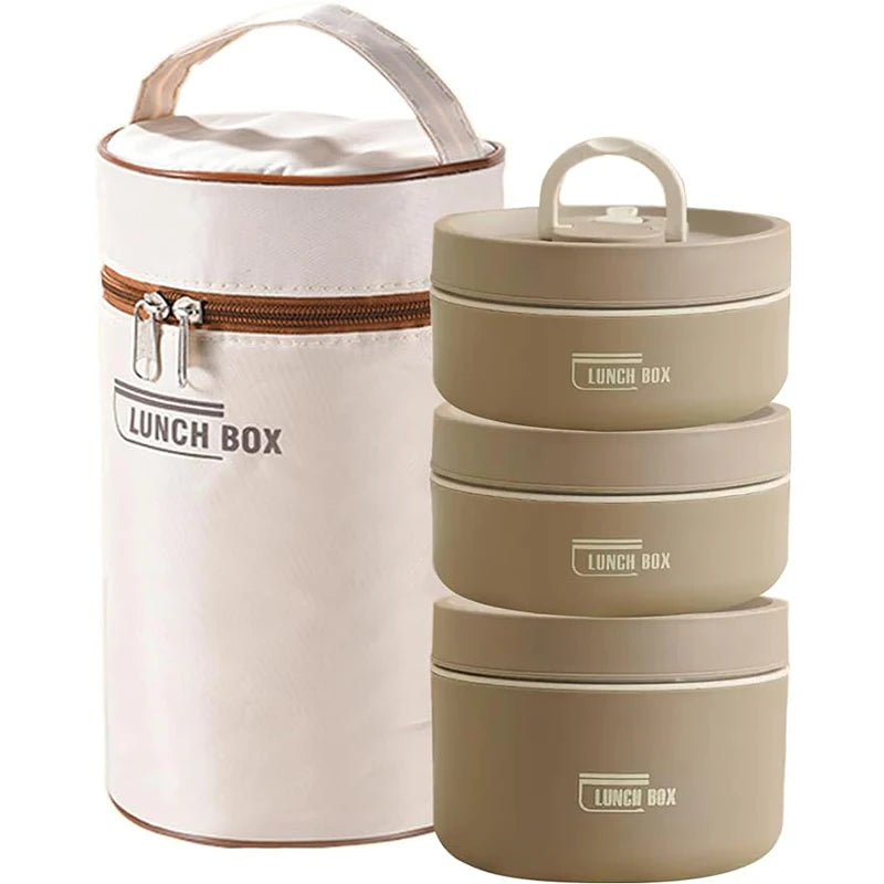 Portable Insulated Food Lunch Container Set โ Fresh, Hot & Ready Anywhere