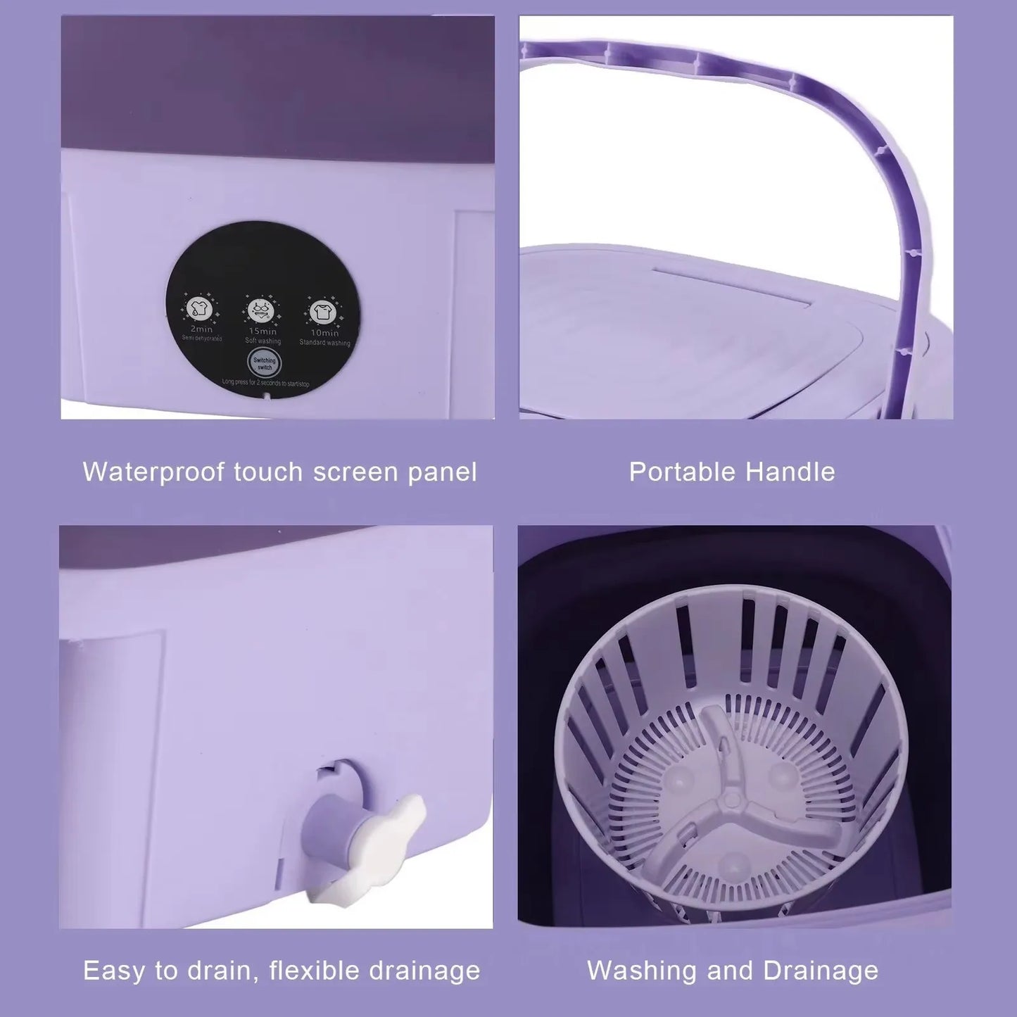 OEING Foldable Washing Machine: Your Tiny Laundry Hero