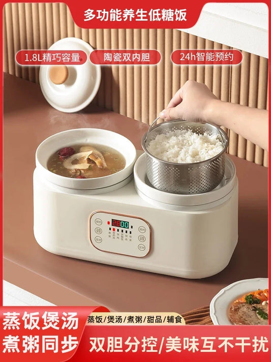 🍲 HAOYUNMA “Blue Daddy” Electric Stew Pot — Smart Cooking, Made Simple