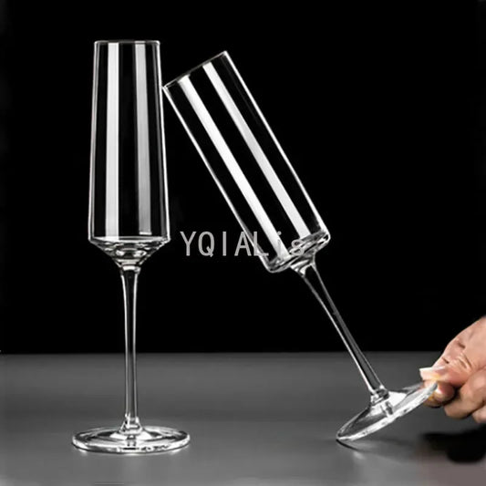 🍾 YQIALis Lead-Free Crystal Champagne Flute – Elegant & Durable