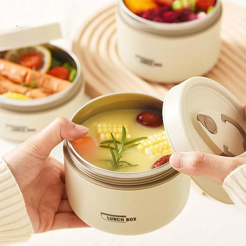 Portable Insulated Food Lunch Container Set โ Fresh, Hot & Ready Anywhere