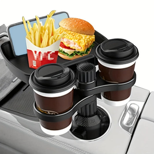 🚗 4-in-1 Multifunctionele Auto-bekerhouder 🍔📱🥤