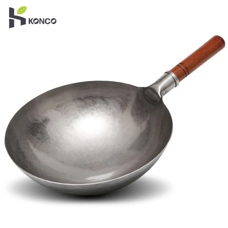 🥢 KONCO IJZEREN WOK – Traditioneel, gezond &amp; antiaanbak! 🍳
