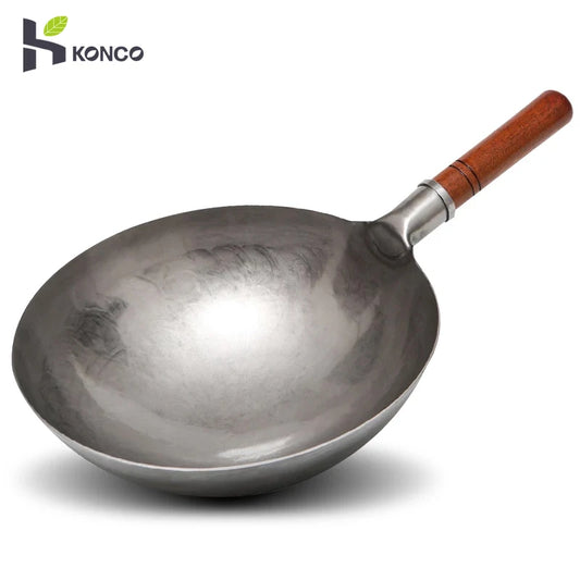 🥢 مقلاة كونكو الحديدية – تقليدية، صحية، وغير لاصقة! 🍳