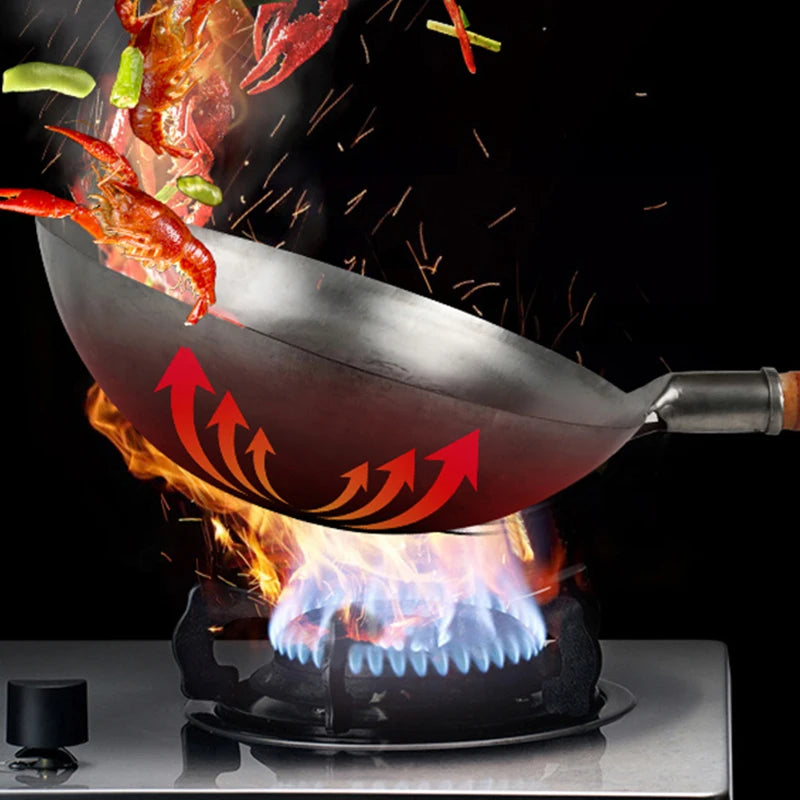 🥢 KONCO IJZEREN WOK – Traditioneel, gezond &amp; antiaanbak! 🍳