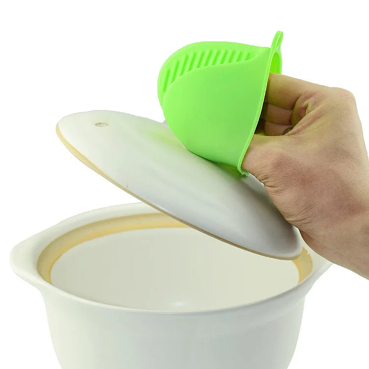 🧤 Mini ovenwanten van siliconen – hittebestendige klemgrepen voor veilig koken