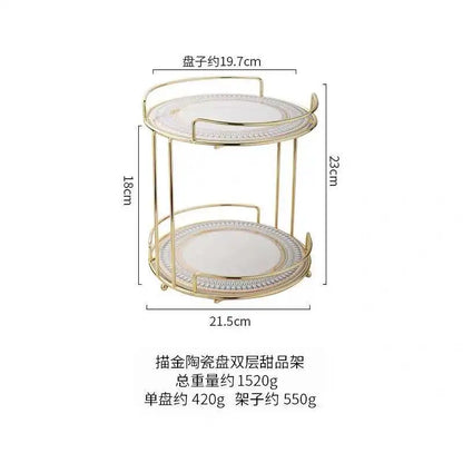 🍽 AmoryLuz Hand-Painted Bone China Dinner Set