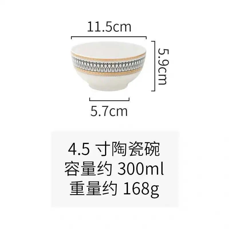 🍽 AmoryLuz Hand-Painted Bone China Dinner Set