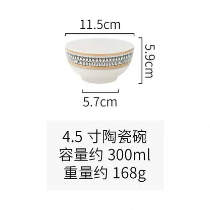 🍽 AmoryLuz Hand-Painted Bone China Dinner Set