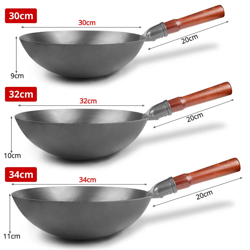 🥢 KONCO IJZEREN WOK – Traditioneel, gezond &amp; antiaanbak! 🍳