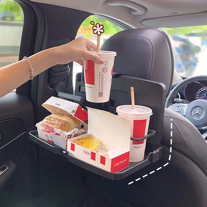 🚗 Autobakschaaltje – Opvouwbare laptop- en eettafel met telefoonhouder 🍔💻📱