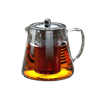 🍵 Hittebestendige glazen theepot met infuser van roestvrij staal – Elegante Kung Fu theeset! ✨