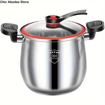 🍲 8L Micro-Pressure Cooker – Stainless Steel