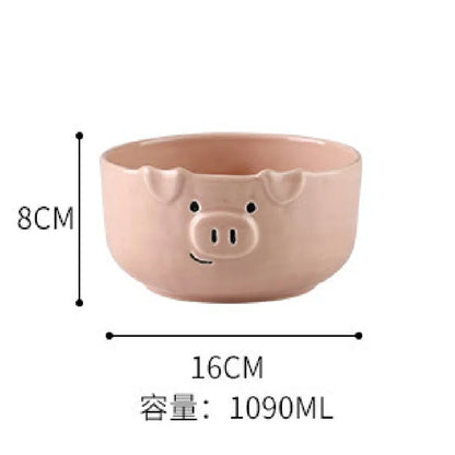 🍽️ Creatieve keramische schotel in Europese stijl – Schattig, stijlvol en functioneel! 🐷✨