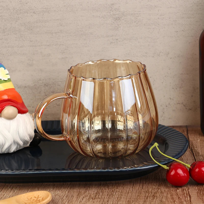 🥂 Luxury Borosilicate Glass Cup – 400ml