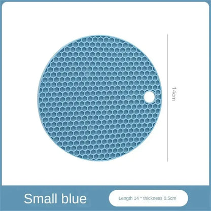 🔥 Thickened Honeycomb Silicone Insulation Pad – Modern, Safe & Multi-Purpose! 🍵✨