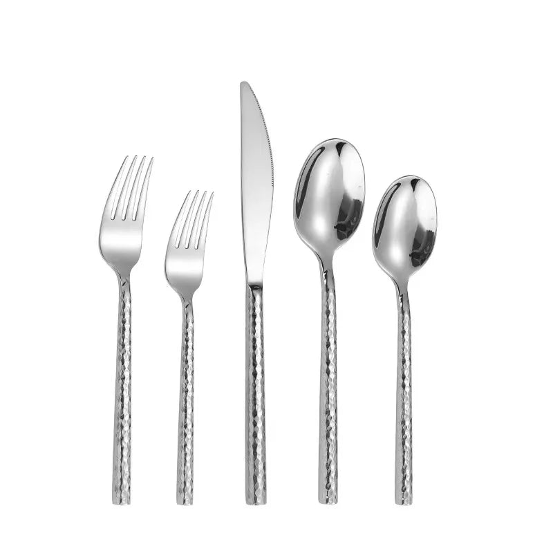 🍴 KUBAC Serviesset van RVS – Draagbare Bestekset 🍴