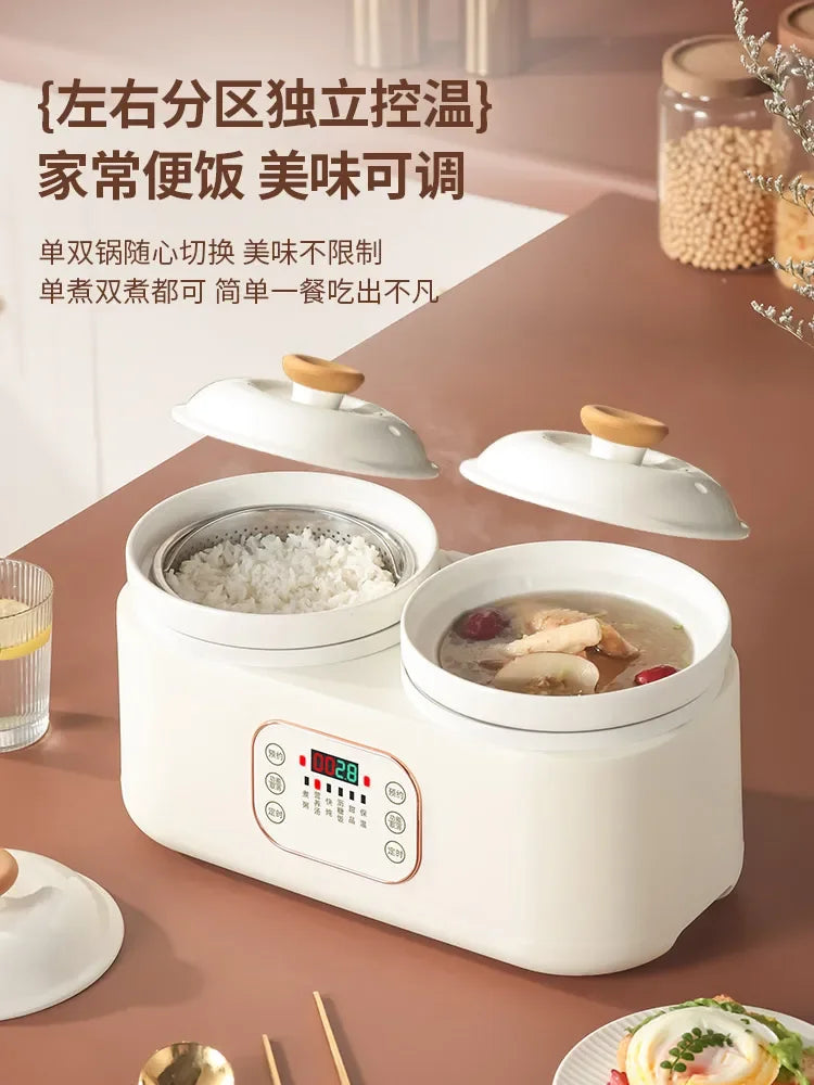 🍲 HAOYUNMA “Blue Daddy” Electric Stew Pot — Smart Cooking, Made Simple