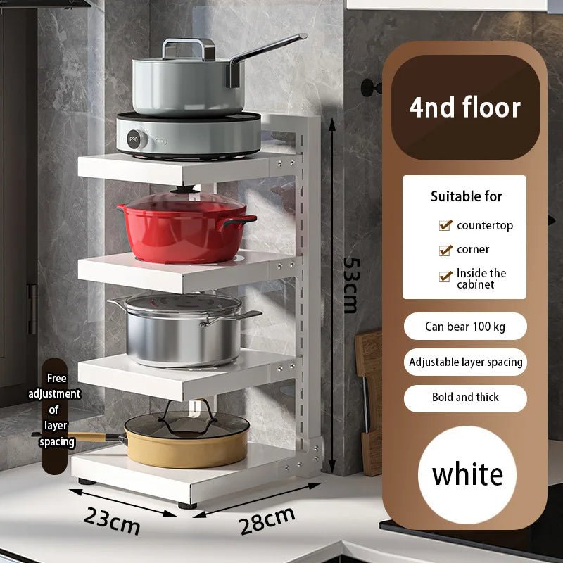 🖤 ORIO Metal Organizer Rack – Sleek, Strong & Stylish!
