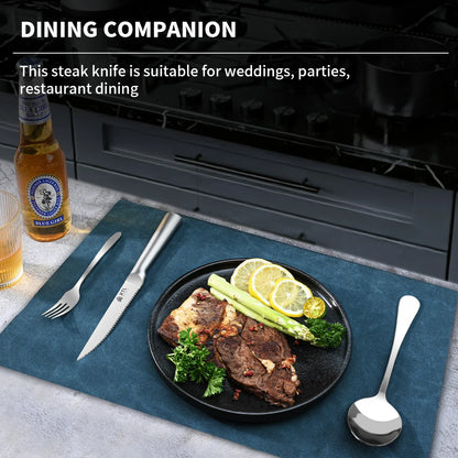 🍴 Seiko Home Stainless Steel Steak Knife Cutlery Set (4/6/8 pcs)