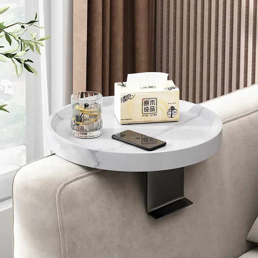 🛋️ Opbergplateau voor bankarmsteun – Opbergrek voor de rand van de salontafel ✨