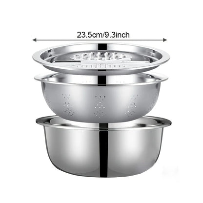 🥕 Stainless Steel Vegetable & Fruit Slicer