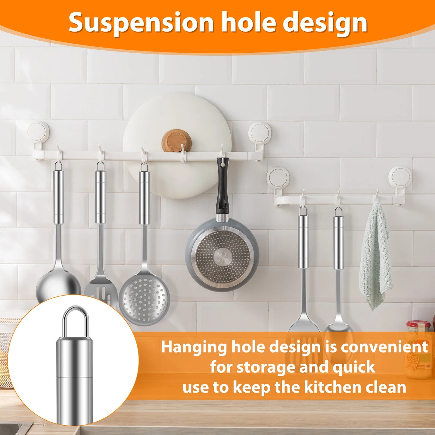 🍳 Willstar Stainless Steel Kitchen Cooking Utensils Set