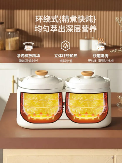 🍲 HAOYUNMA “Blue Daddy” Electric Stew Pot — Smart Cooking, Made Simple