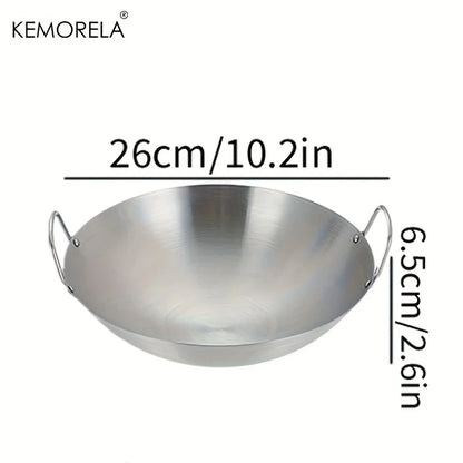 🍳 KEMORELA Wok van RVS – Duurzaam, Gezond &amp; Antiaanbak! 🔥✨