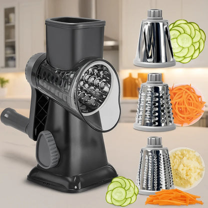 🥕 Multifunctionele groente- en fruitsnijder met rollen