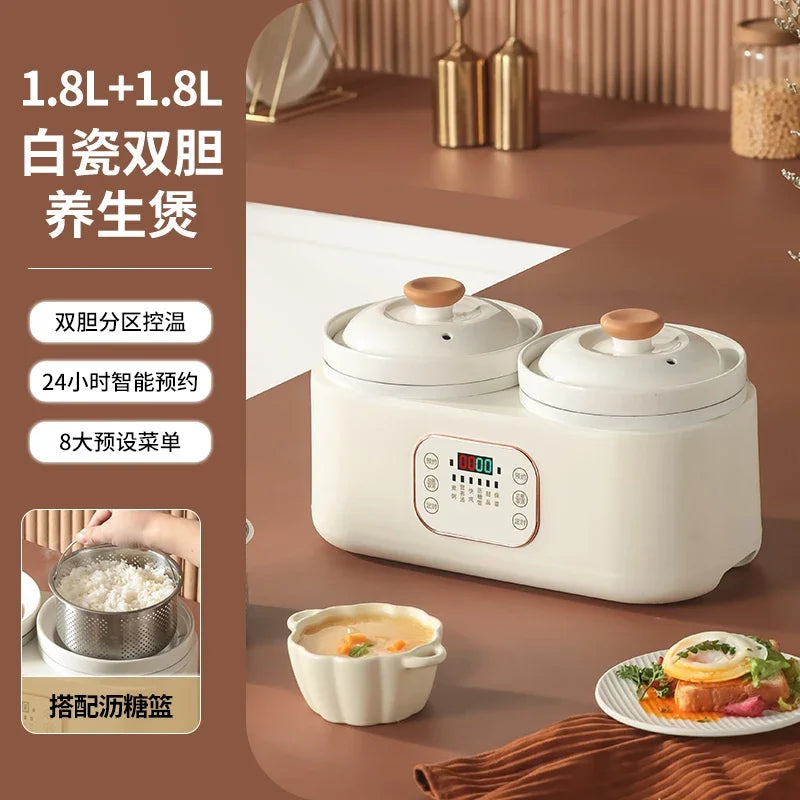 🍲 HAOYUNMA “Blue Daddy” Electric Stew Pot — Smart Cooking, Made Simple