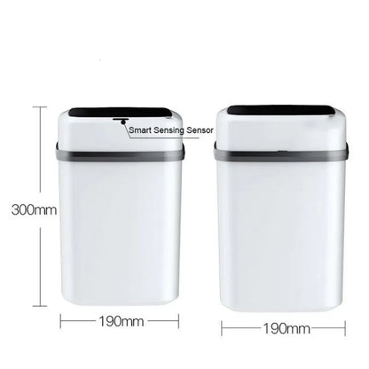 🗑️ 13L Smart Induction Trash Can – Automatic Lid Sensor
