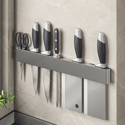 🔪 منظم سكاكين مطبخ مثبت على الحائط – حافظ على سكاكينك في متناول اليد وآمنة 🏡