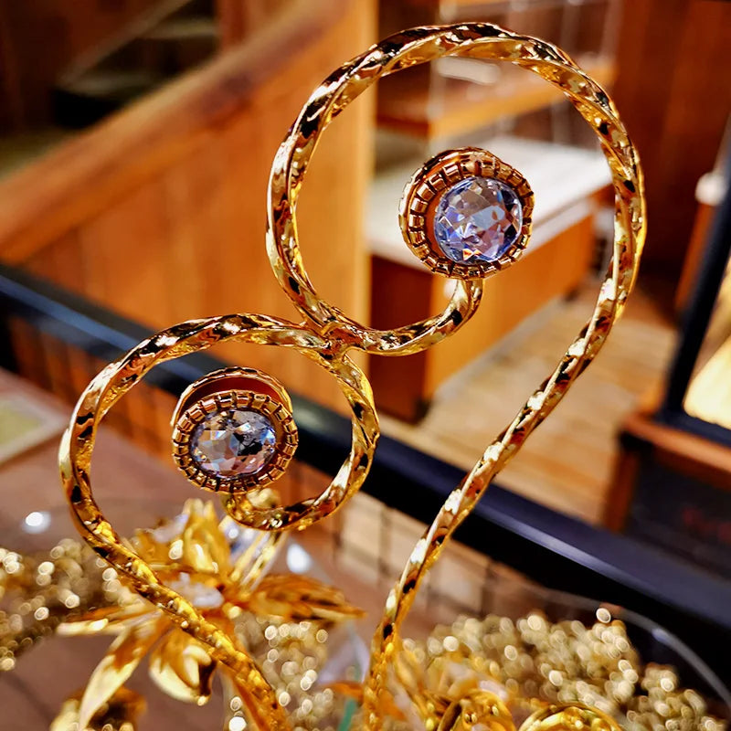 ✨ Luxe Europese decoratieve glazen schaal