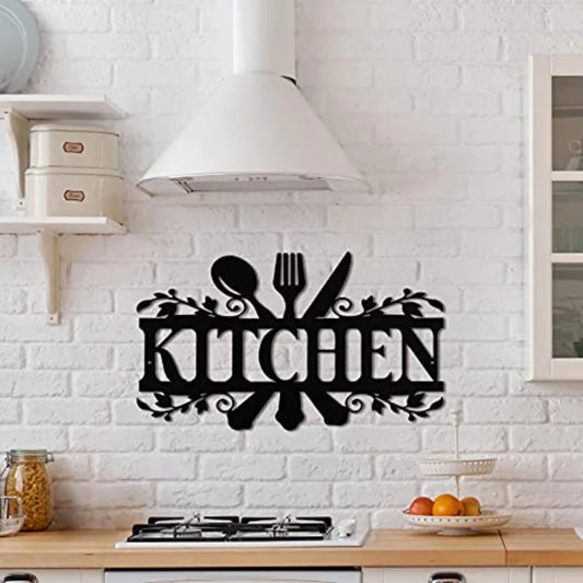 🍳 HELLOYOUNG Metalen Keuken Wandbord – Landelijke Decoratie 🏡