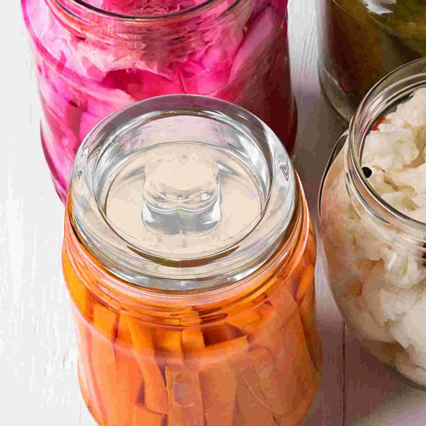🥒 Glass Fermentation Weight — For Perfect Homemade Ferments