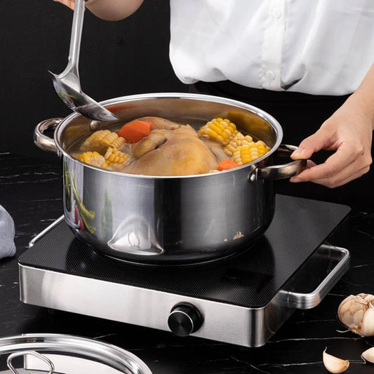 🥘 Premium 15pcs Stainless Steel Cookware Set