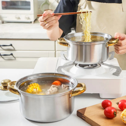 🍳 12-delige roestvrijstalen kookpannenset – Kook als een professional! ✨
