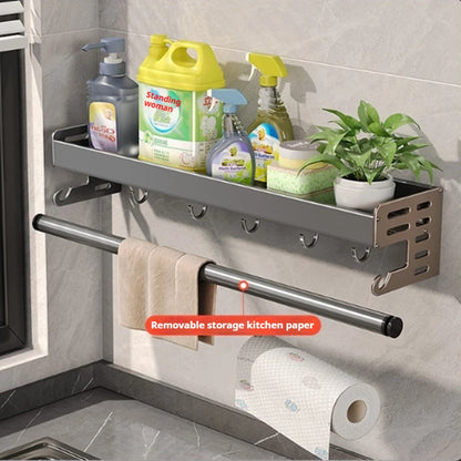 Wall-Mounted Kitchen Spice Storage Rack – Organize Smarter, Save Space