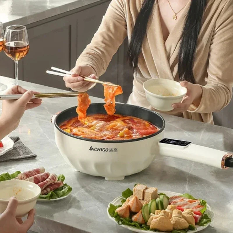 🍳 Smart Electric Stir Fry Pan – Multi-Function Cooking Pot