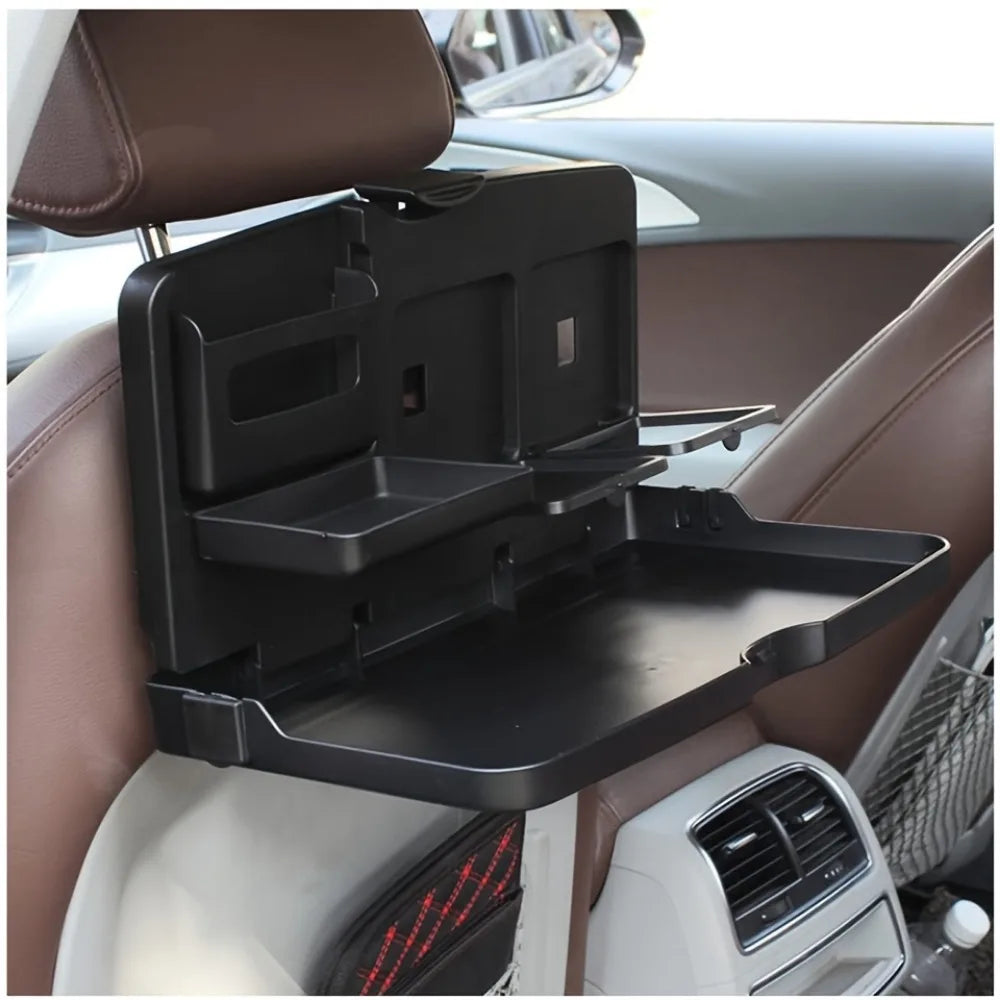 🚗 Autostoeltablet – Opvouwbare reistafel &amp; etenschaal 🍔💻