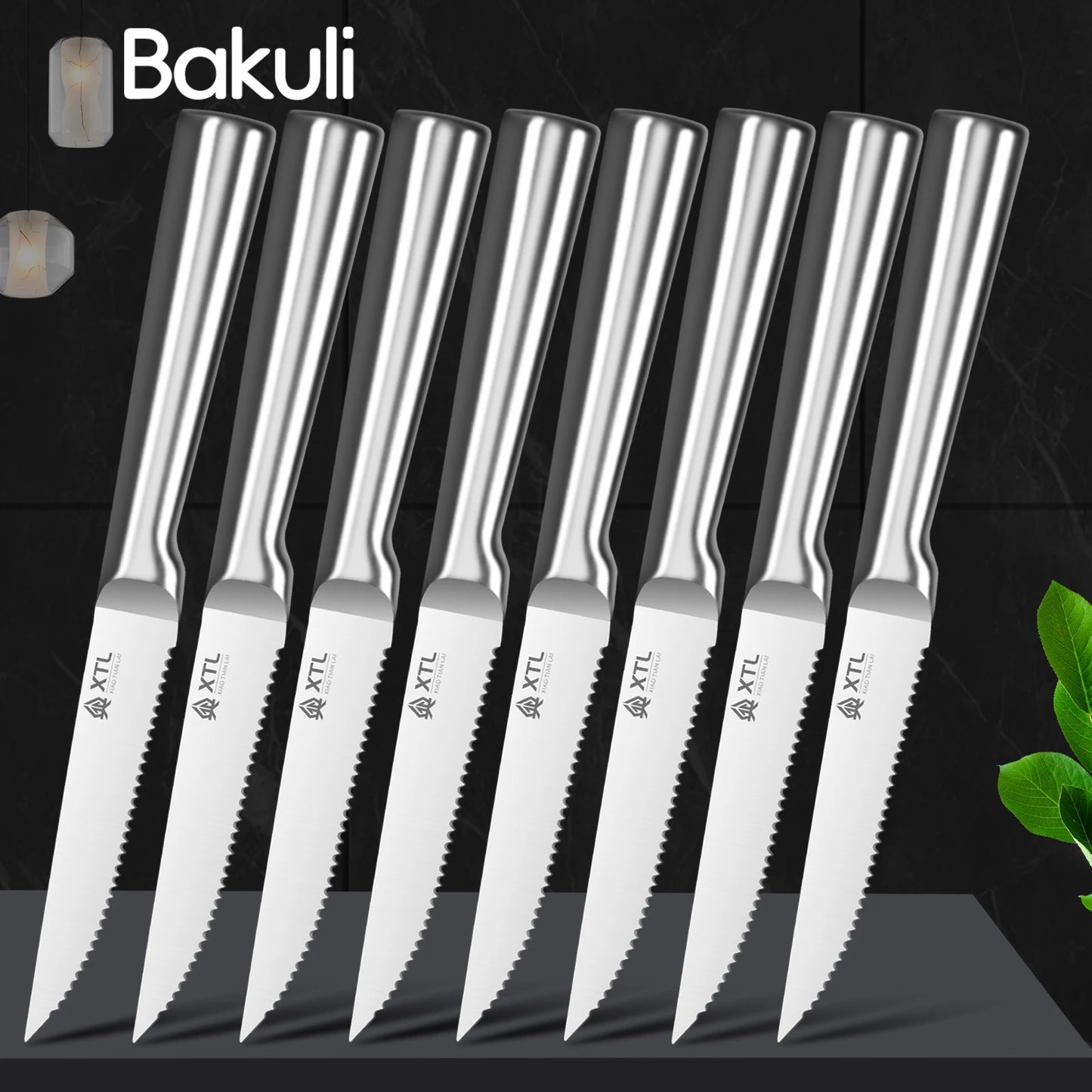 🍴 Seiko Home Stainless Steel Steak Knife Cutlery Set (4/6/8 pcs)