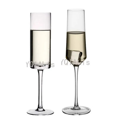 🍾 YQIALis Lead-Free Crystal Champagne Flute – Elegant & Durable