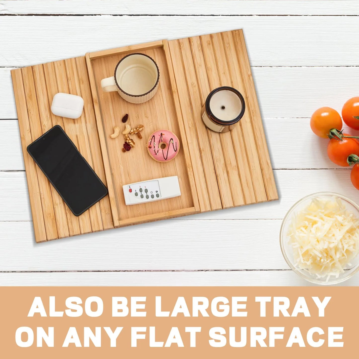 🪵 Sofa Armrest Tray – Practical & Eco-Friendly Wooden Organizer 🛋️✨