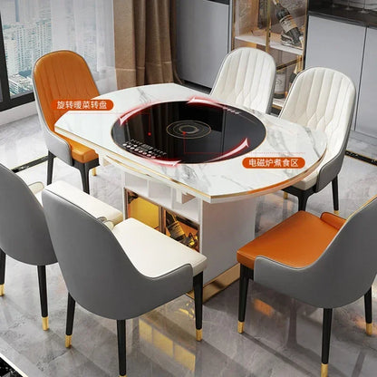 🏛 Oein Luxe Marmeren Eettafel – Moderne Elegantie voor Uw Huis