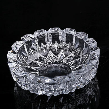 ✨ Crystal Transparent Glass Ashtray